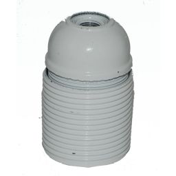 E27 fitting bakeliet voldraad 4A/250V kleur: wit 