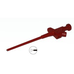 KLEPS30 - Clamp-type test probe with flexible shaft - Red - Hirschmann 