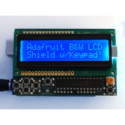 LCD Shield kit w/ 16x2 display Blue&White - only 2 pin used