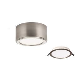 Ronde Led plafondlamp inox 2 IN 1 - 8W 150mm - Doris 