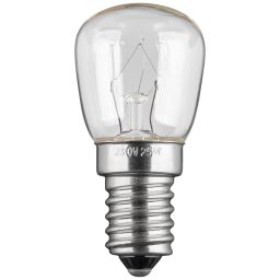 E14 -socket  - P26x57 25W - 230V - d=30mm / l=55mm - Klaar 