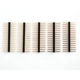 Pin Header Single Row - 16-pin male - male (5 pieces).