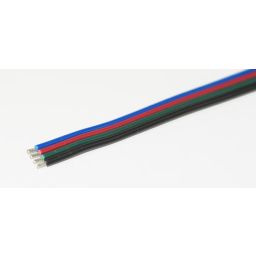 RGB kabel voor ledstrip 4x0,25mm² per meter