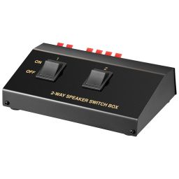 2-weg luidsprekerswitch - Met steekklemmen - Max. 200W - Voor twee 8 Ohm luidsprekers 