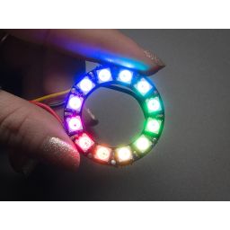 NeoPixel Ring - 12 x WS2812 5050 RGB-LED with integrated drivers 