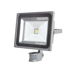 LED-schijnwerper voor buitenshuis met PIR-sensor - 50 W epistar chip - 3000K 