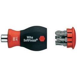 Porte-embout Wiha avec magasin Stubby - magnétique - 1/4" 