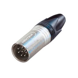 6-polige XLR stekker - Mannelijk - Voor op kabel - Neutrik MC6MXX