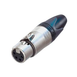 4-polige XLR stekker - Vrouwelijk - Voor op kabel - Neutrik NC4FXX