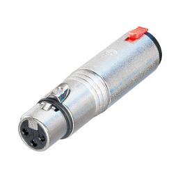 3-polige XLR Vrouw <-> 6,3mm Stereo Jack Vrouw NA3FJ - HQ - Neutrik