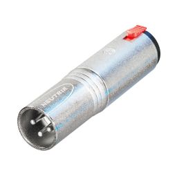 3-polige XLR Mannelijk <-> 6,3mm Stereo Jack Vrouwelijk - HQ - Neutrik NA3MJ 