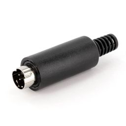 4-polige MINI DIN connector - Mannelijk - Plastic