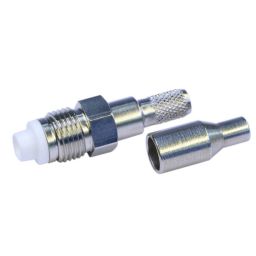 FME connector - female - to crimp - For RG174 (50 Ohm).