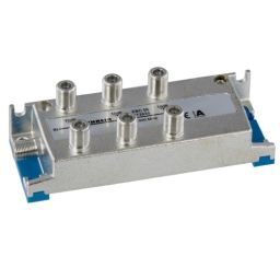 Répartiteur coaxial en T avec fiches F - 6-voies - 7x F Femelle