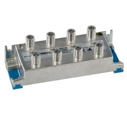 Répartiteur coaxial en T avec fiches F - 8-voies - 9x F Femelle