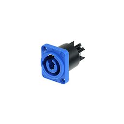 Power CON Blauw - Chassis - Inlet - 20A/250V - Neutrik - NAC3MPXXA 