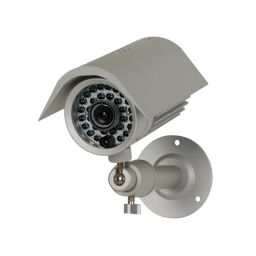 Waterdichte 1/3" IR Z/W CCD Camera met nachtzicht 