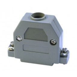 Plastic kap voor 25-polige SUB-D connector - Korte schroeven 