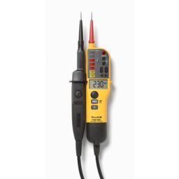 T- Voltage/Continuity Tester met LCD, ohm-meting en schakelbare belasting. 