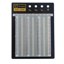 Soldeerloos breadboard met 2390 ronde gaten - wit. 