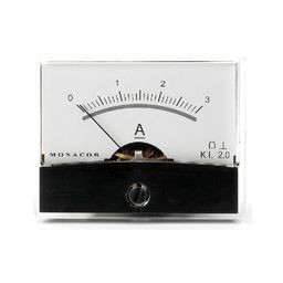 Analoge kwaliteitspaneelmeter 3A DC / 60 x 47mm 