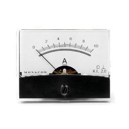 Analoge kwaliteitspaneelmeter 10A DC / 60 x 47mm 