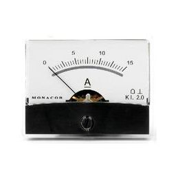 Analoge kwaliteitspaneelmeter 15A DC / 60 x 47mm 
