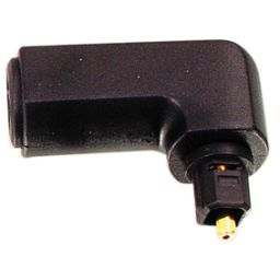 Haakse optische plug - 360° draaibaar - Toslink-koppeling 