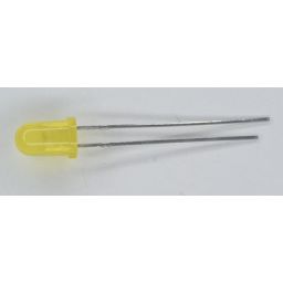 Pinkled 5mm geel 200mcd *** 2,2Hz 160° 20mA 5,0V