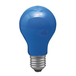 E27 -socket- 40W - 230V lamp - d=55mm / l=95mm - Blauw 