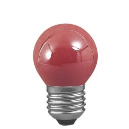 E27 -socket- 25W - 230V lamp - d=45mm / l=70mm - Rood 