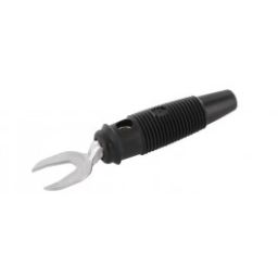 Vorkaansluiting voor 4... 7mm aansluiting zwart