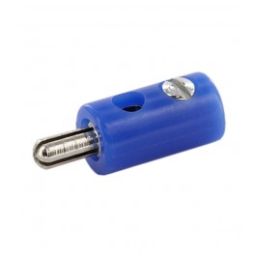 Banaanstekker - 2,6mm - Blauw - Voor op kabel 