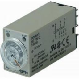Miniatuur Timer DPDT voor korte tijdspanne 200-230VAC 
