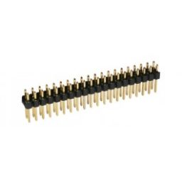 Pin Header - 2x17-Pole - Straight - - Gold plated - P2,54 - Male 