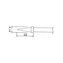 Reservepunt 0,5mm voor SB60 soldeerbouten 