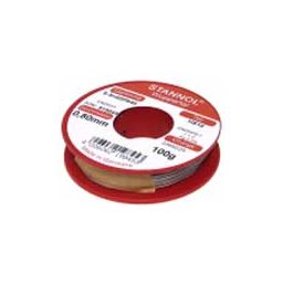 Solder Wire SN60Pb39Cu1 0,7mm 100gr  Stannol 2630 