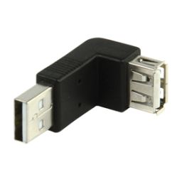USB A mannelijk <-> USB A vrouwelijk - 90°