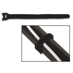 Zwarte velcro binder 30cm 10st/zakje - breedte 1.5cm