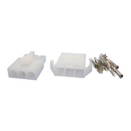 Wire to wire connector Set 1x3 poles - Pitch: 6,2mm 