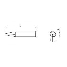 Stift voor WP120 0,8mm 0054471399.