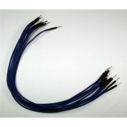 Jumper wire Mâle - mâle Mauve Longueur: 15cm - 10 pcs