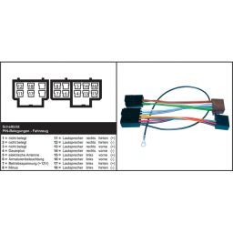 Autoradio ISO adapter - FORD Maverick / NISSAN