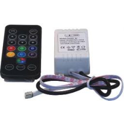 RGB controller met afstandsbediening  12V - 3x1A 