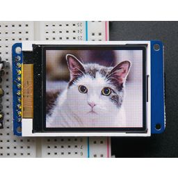 1,8" 18-bit color TFT LCD display with micro SD card breakout ST7735R