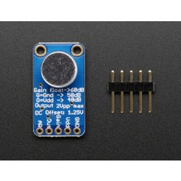 Electret Microphone Amplifier - MAX9814 with auto gain control 