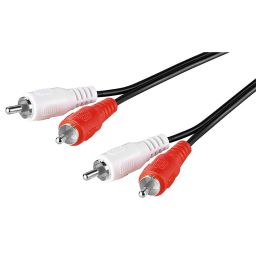 2x RCA mâle <-> 2x RCA mâle - 0,5 m