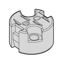 Universele halogeenfitting zonder draad 10A - 24V 