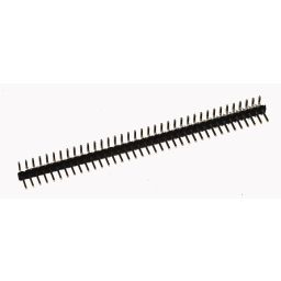 Haakse connectorrij 1x40 pin - vergulde contacten - Mannelijk - P2,00 - Afbreekbaar 