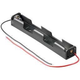 Batterijhouder voor 2xAA-cel achter mekaar 